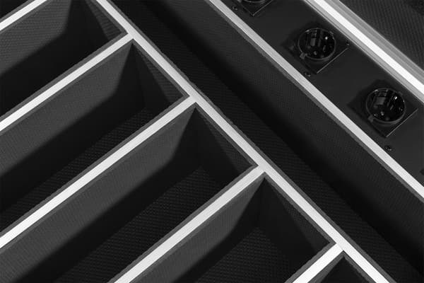 Beamz   FCC12 FlightCase för 6x BBB612
