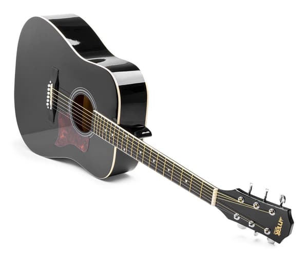 MAXMusic SoloJam Western gitarr, set, svart
