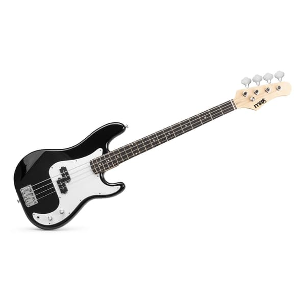 Max Gigkit basgitarr med 40 Watts förstärkare - Gitarrstativ - Gitarrväska - Svart