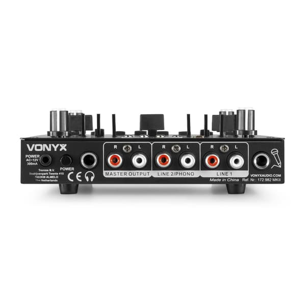 Vonyx STM-2270 Mixer 4kanaler/eff/USB/MP3/BT