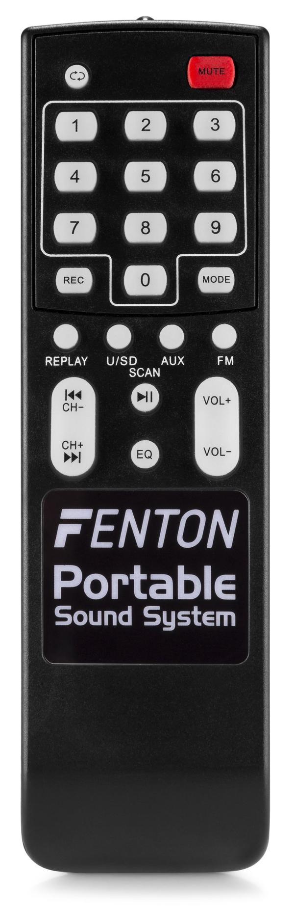 Fenton FT8LED Portabelt aktivt högtalare 8"