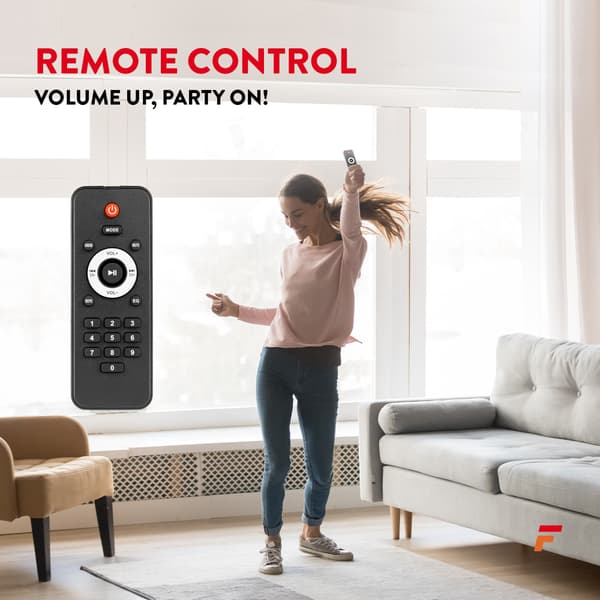 Fenton AV460 karaokeförstärkare med Bluetooth, mp3-spelare, eko och equalizer