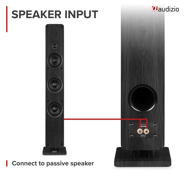 Audizio ARCO Active Tower Speaker Black