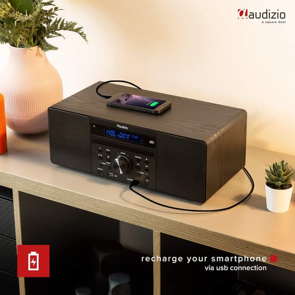 Audizio PRATO MUSIK SYSTEM CD/DAB+ BLACK