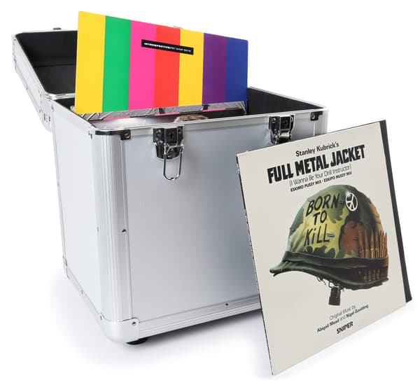Power Dynamics RC100 12" Vinyl skivcase, Silver