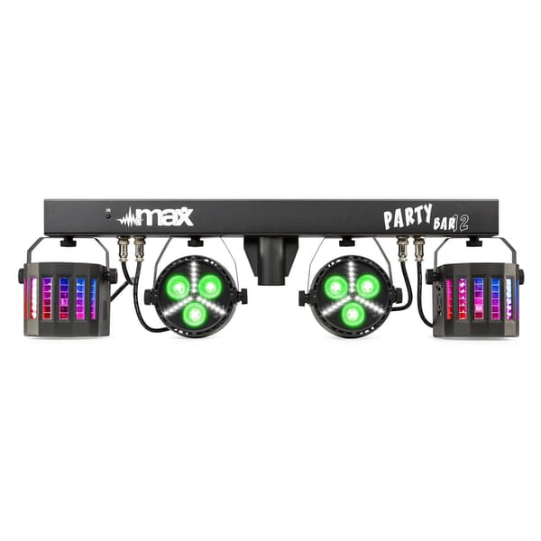 MAX Partybar12 2x PARstrob+2 x Derby