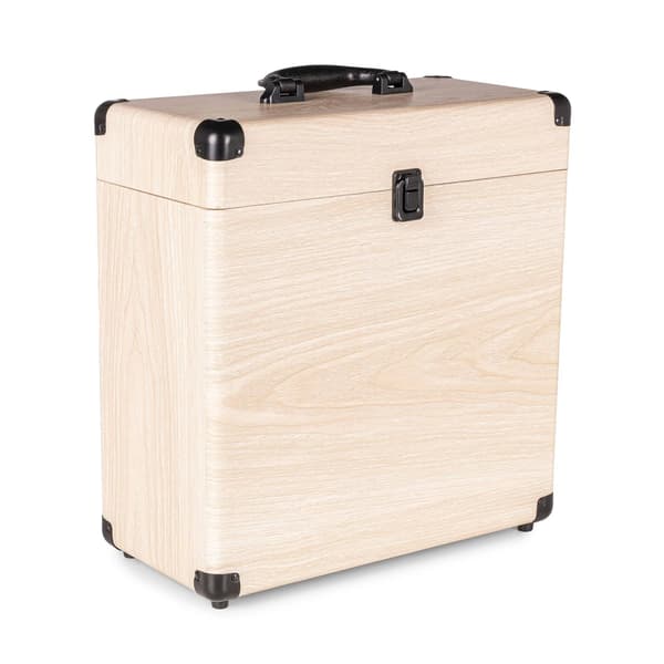 Audizio RC32 Vinyl Record Case Ljus Trä