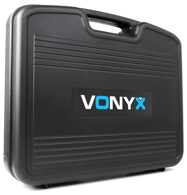 Vonyx WM522B Trådlöst mikrofonsystemVHF 2CH 2BP+headset