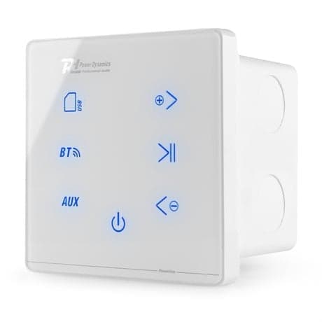 Powerline A50W 2 x 20W Förstärkare, BT, Vit