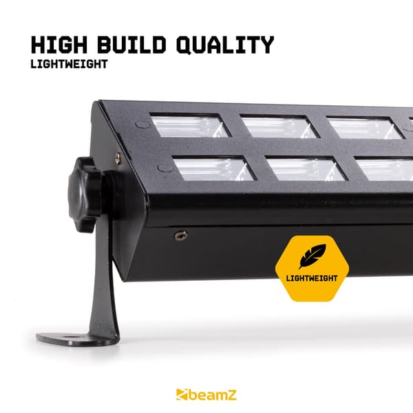 BeamZ BUV293 LED blacklight bar med 18 kraftfulla UV-LED
