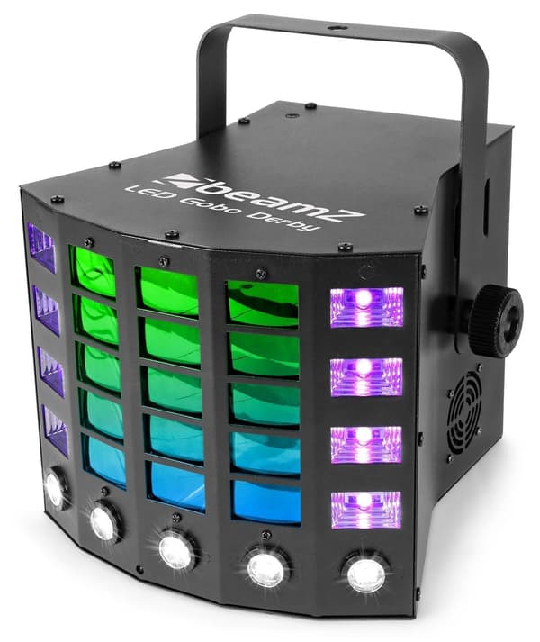 BeamZ LED Gobo Derby 21x3W RGBA Strobe UV