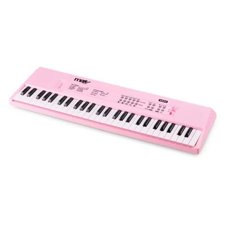 Max KD54 Electronic Keyboard 54-keys med batteri Rosa