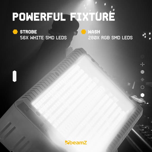 beamZ BS336 Stroboscope LED RGB+W Combi