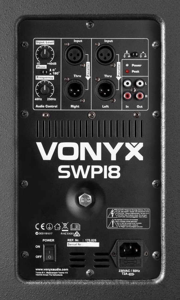 Vonyx active 2.1 komplett ljudsystem VSA15- 3200W