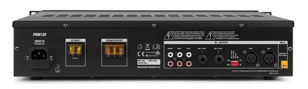 Power Dynamics 100V högtalarmusiksystem med 12 högtalare och Bluetooth