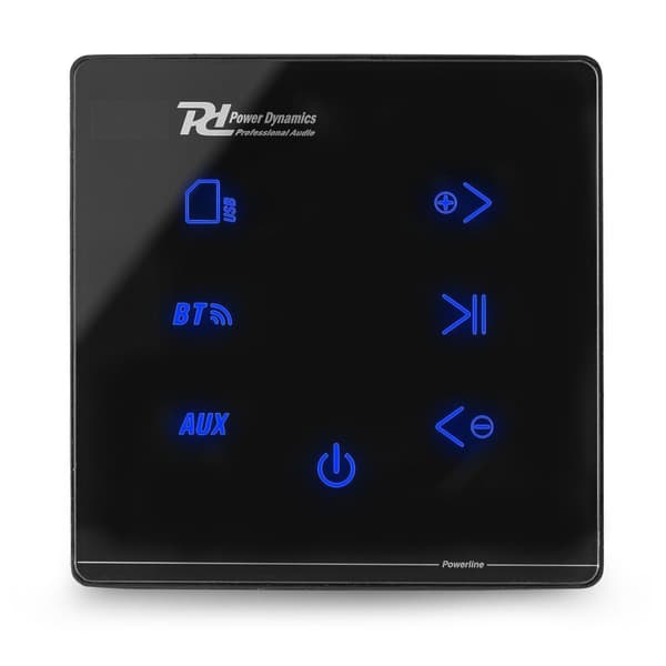 Power Dynamics Powerline A100B inbyggd förstärkare med Bluetooth - 4x 20W