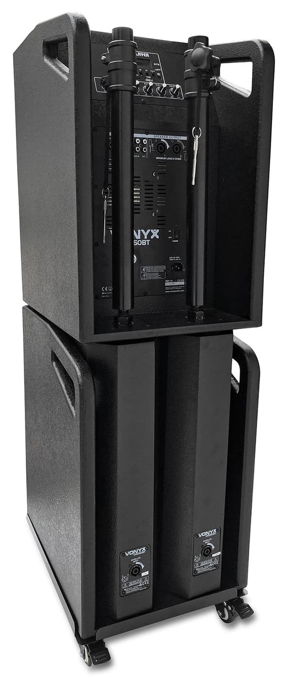 Vonyx VX1050BT 2+2 Aktivt system 2x12"bas+topp