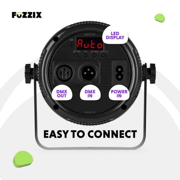 Fuzzix PLF15 Party Par RGB DMX