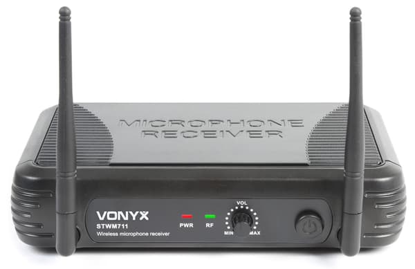 Vonyx STWM711 trådlöst mikrofonsystem VHF 1kanal