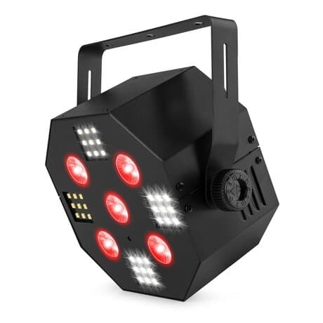 BeamZ MultiAce2 RGB-UV och Strobe LED-ljuseffekt - 2-i-1