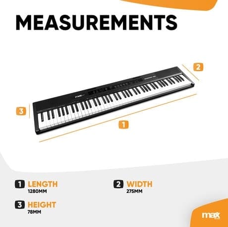 Max RhapsodyDP88 Digital Piano 88-tangenter