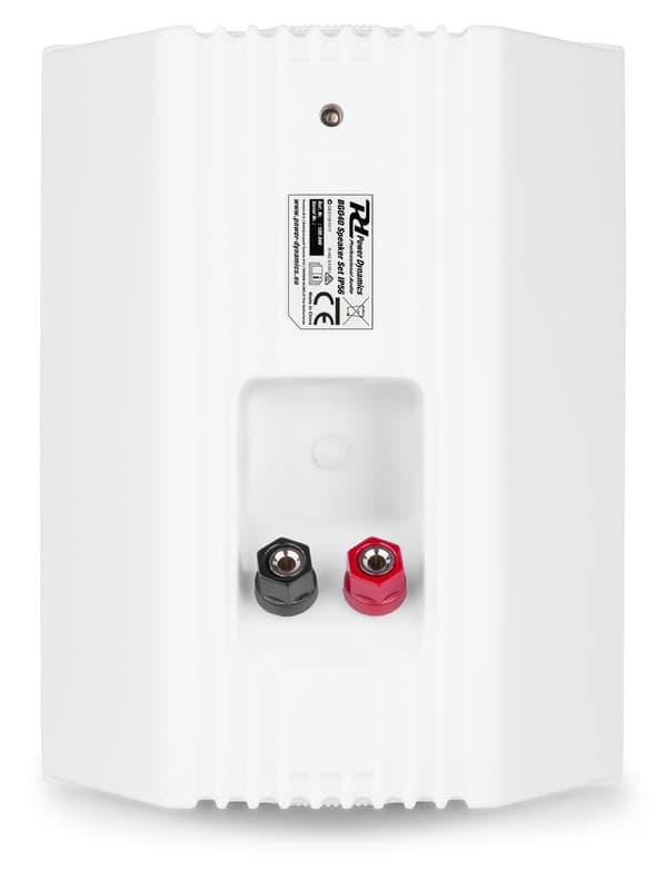 Power Dynamics BGO40V Högtalarset 4"100W Peak effekt IP56  vit