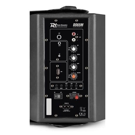Power Dynamics DS65MB aktiv högtalarset med Bluetooth - Svart