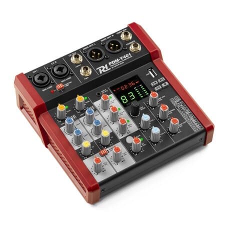 Power Dynamics PDM-Y401 mixer - 4-kanals mixerbord med Bluetooth