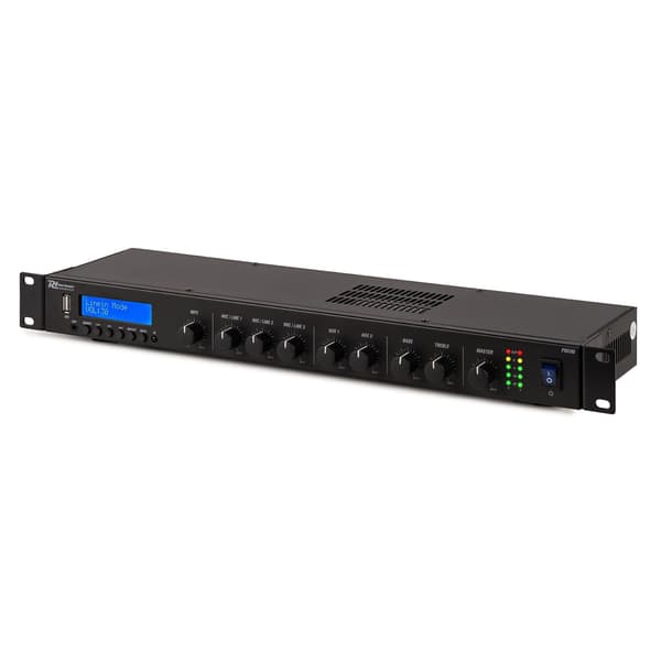 Power Dynamics PDC90 Mediaspelare med Förstärkare – DAB+/USB/BT/MP3