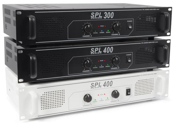 SPL300 Slutsteg 2x150W Peak Effekt svart