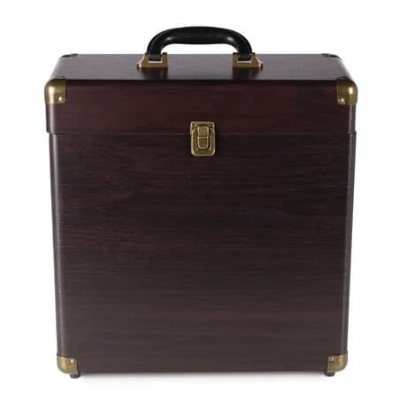 Audizio RC32 Vinyl Record Case Mörk Trä