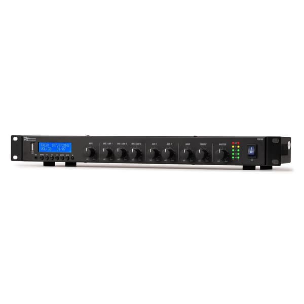 Power Dynamics PDC90 Mediaspelare med Förstärkare – DAB+/USB/BT/MP3
