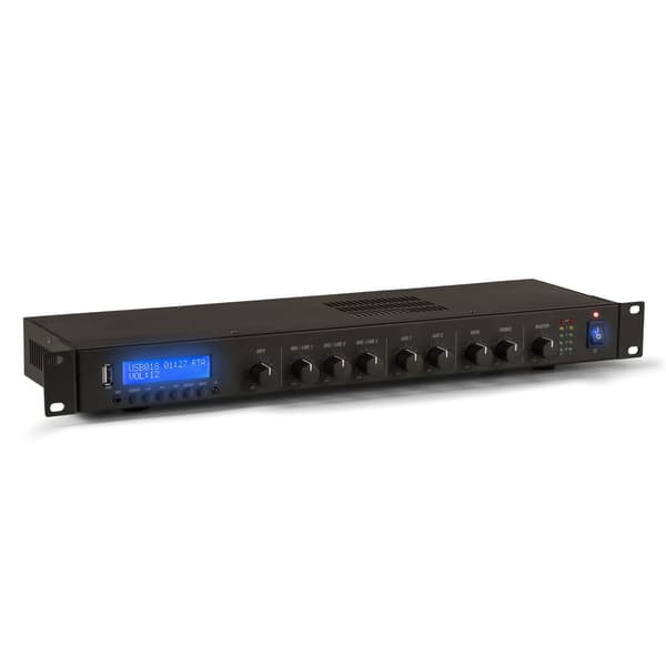 Power Dynamics PDC90 Mediaspelare med Förstärkare – DAB+/USB/BT/MP3