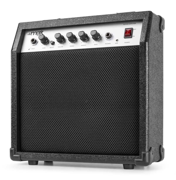 MAXMusic GigKit Elektrisk gitarr set, svart