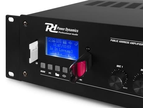 Power Dynamics PRM360 100V 4Z Mixer, Förstärkare, 360W