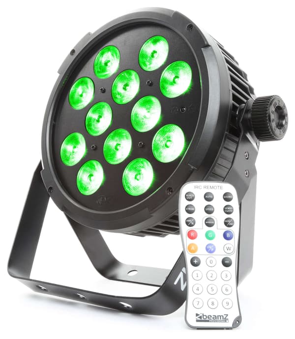 Beamz BT310 Flat PAR 12x6W 4-1 DMX IRC