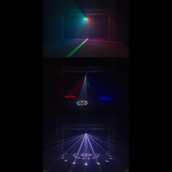 Whirlwind 3-I-1 LED effekt DMX