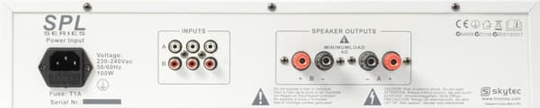 SPL 1000MP3 Förstärkare, blå LED+EQ WH