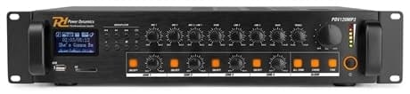 Power Dynamics PDV120MP3 120W/100V 4 zons förstärkare