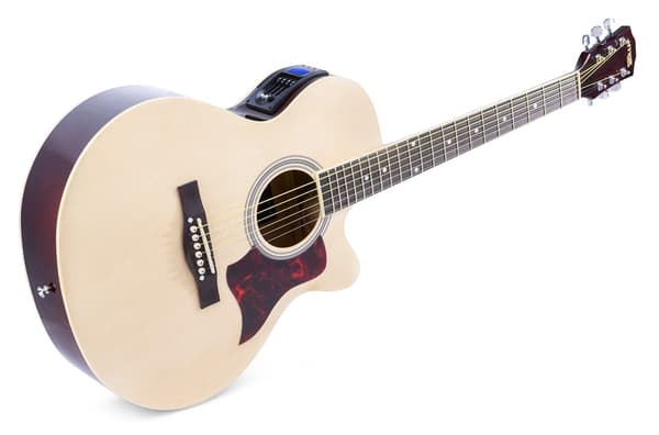 MAXMusic ShowKit Elektrisk gitarr stålsträngar, Naturell
