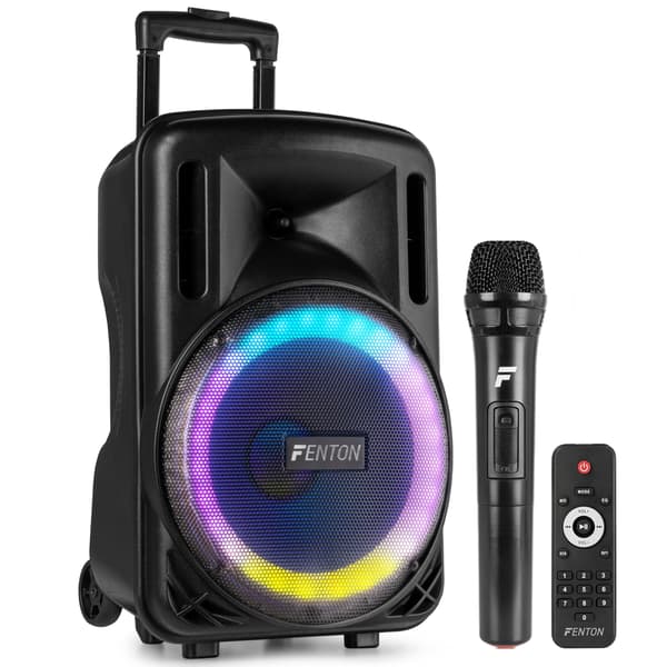 Fenton FT10LED MK2 Bärbart Ljudsystem 10" 450W peak effekt