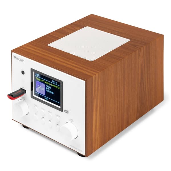 Audizio Vieste DAB+ Radio med Subwoofer - Vit