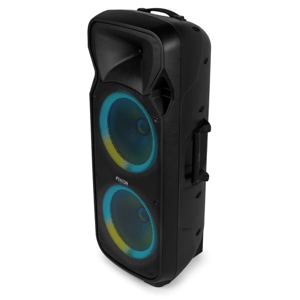 Fenton FT212LED MK2 Bärbart Ljudsystem 2x 12" 1400W peak effekt