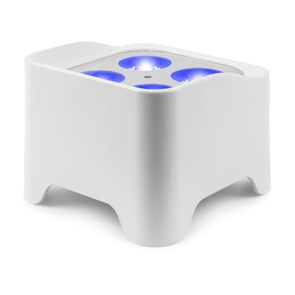BBP90W BATTERI UPLIGHT PAR 4X 4W VIT