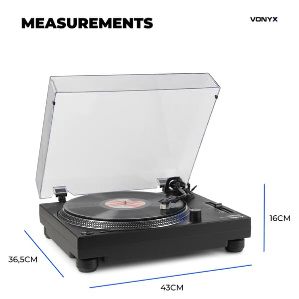 Vonyx DT6000 Pro direktdriven skivspelare