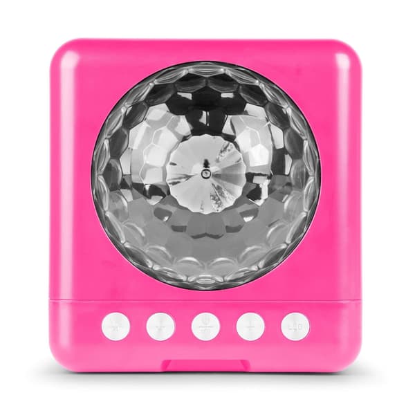KAR15B Karaoke Högtalare med 2 mikrofoner, Rosa