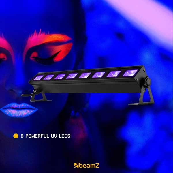 BeamZ BUV93 LED Blacklight BAR med hög effekt på 8x 3W
