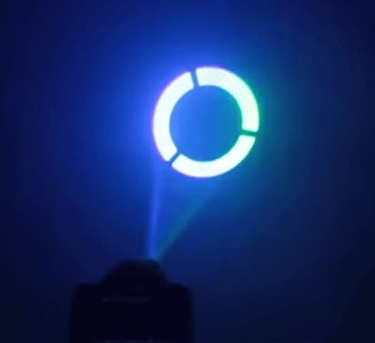 6-pack BeamZ Panther 25 Led Spot Moving Head IRC MKII