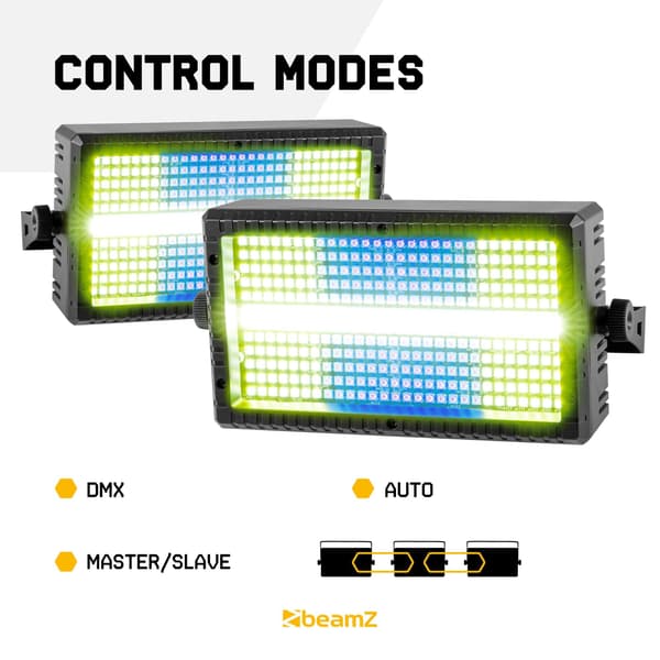 beamZ BS336 Stroboscope LED RGB+W Combi