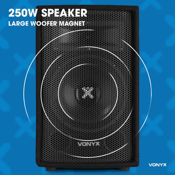 Vonyx SL6 Högtalare passiv 6"/250W Peak effektpar